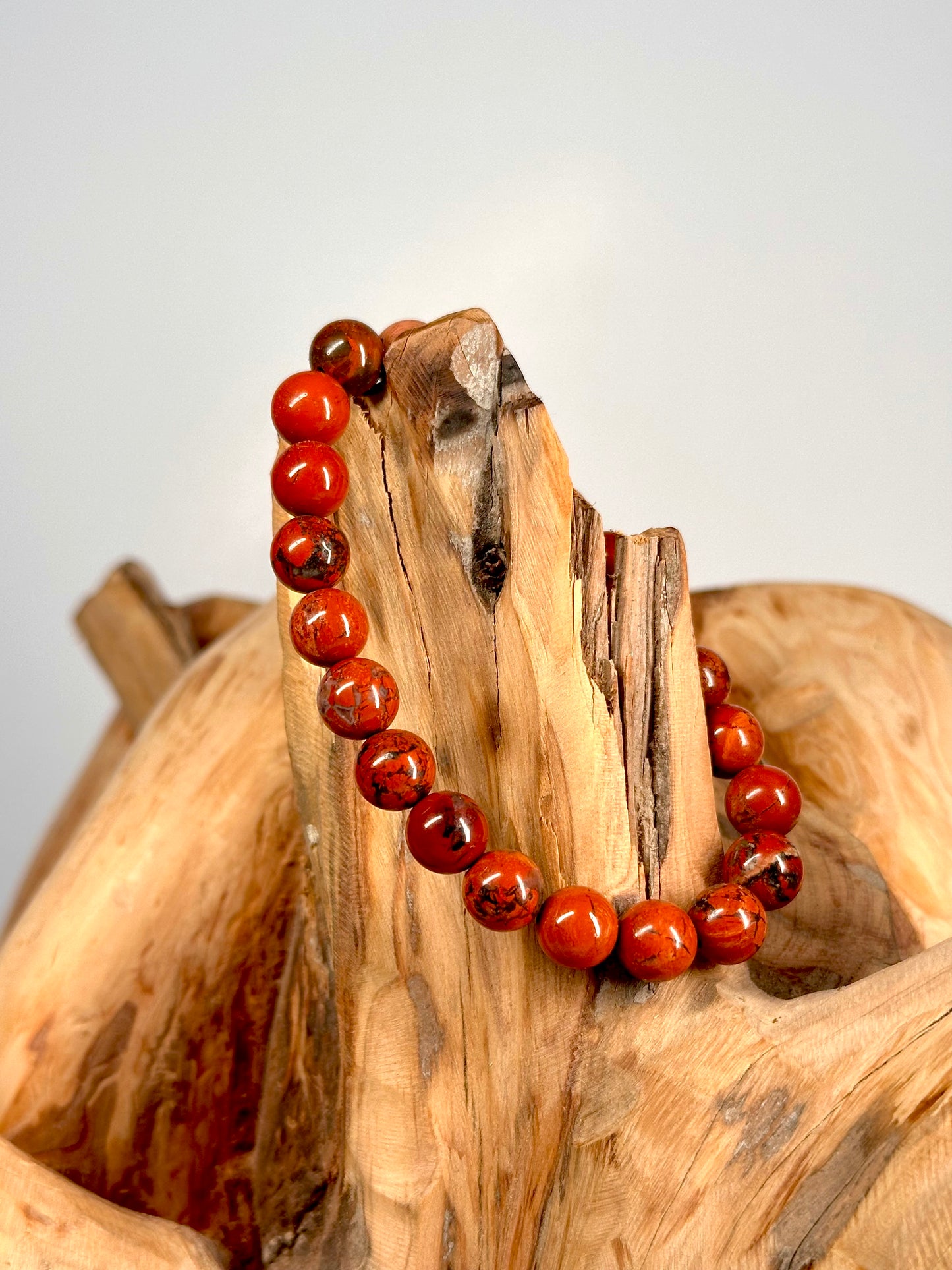 Bracelet boule 8mm Jaspe breshia A