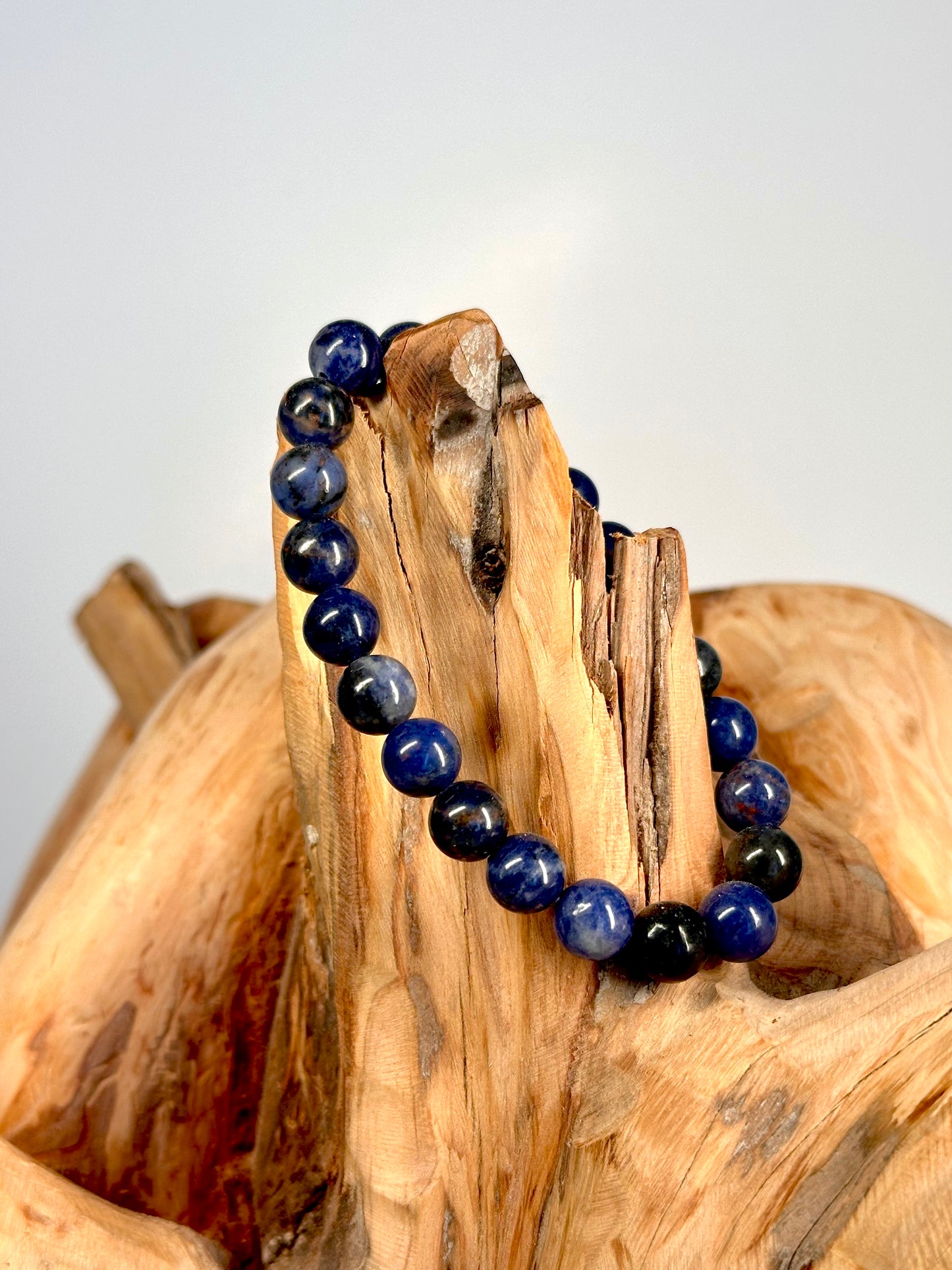 Bracelet boule 8mm Sodalite Brésil A