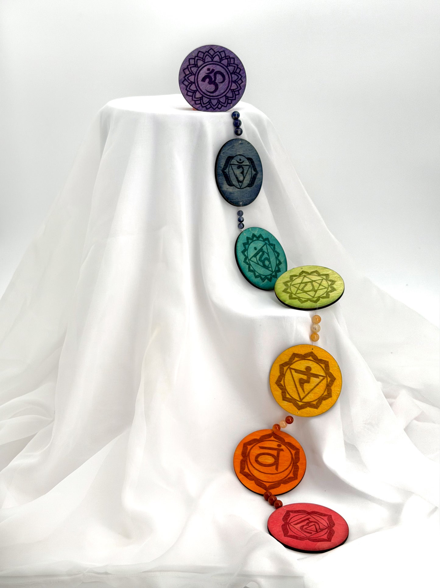 Mobile 7 Chakras avec pierres