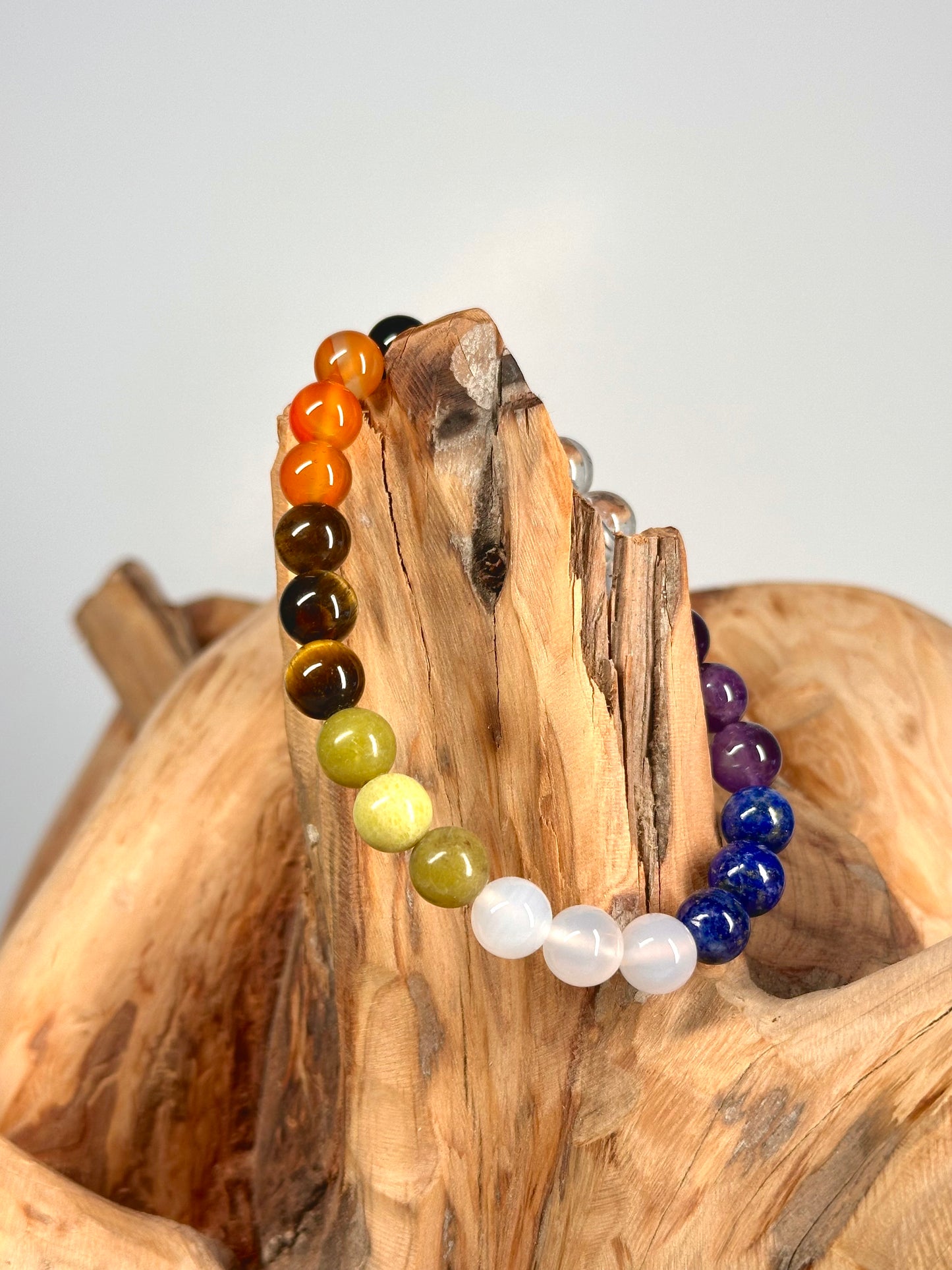 Bracelet boule 8mm 7 Chakras A
