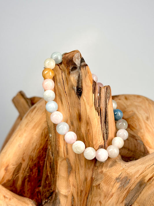 Bracelet boule 8mm Béryls A