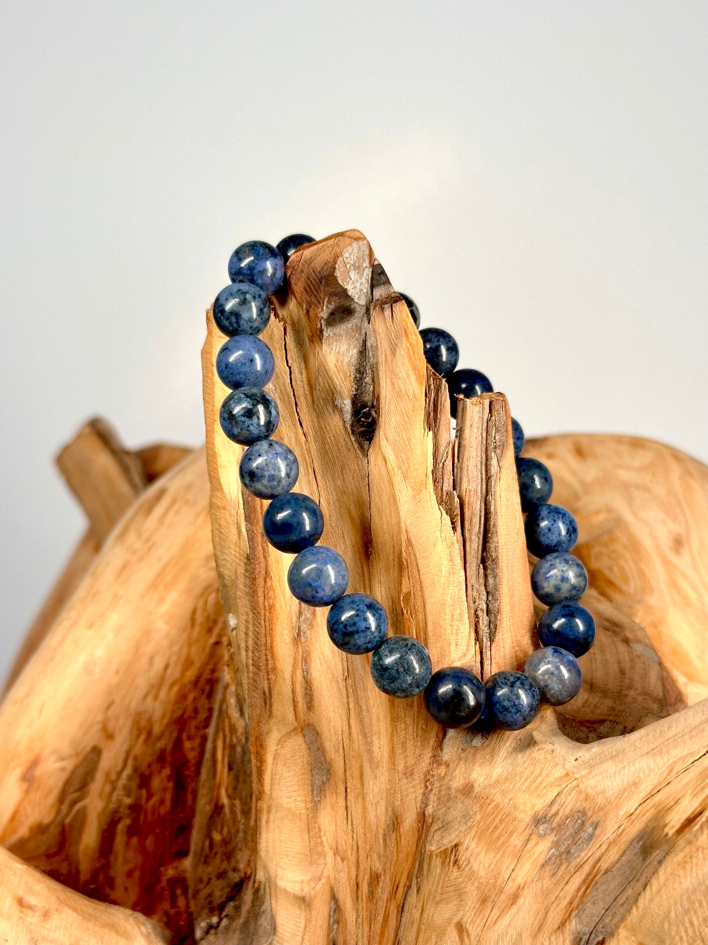 Bracelet boule 8mm Dumortiérite A