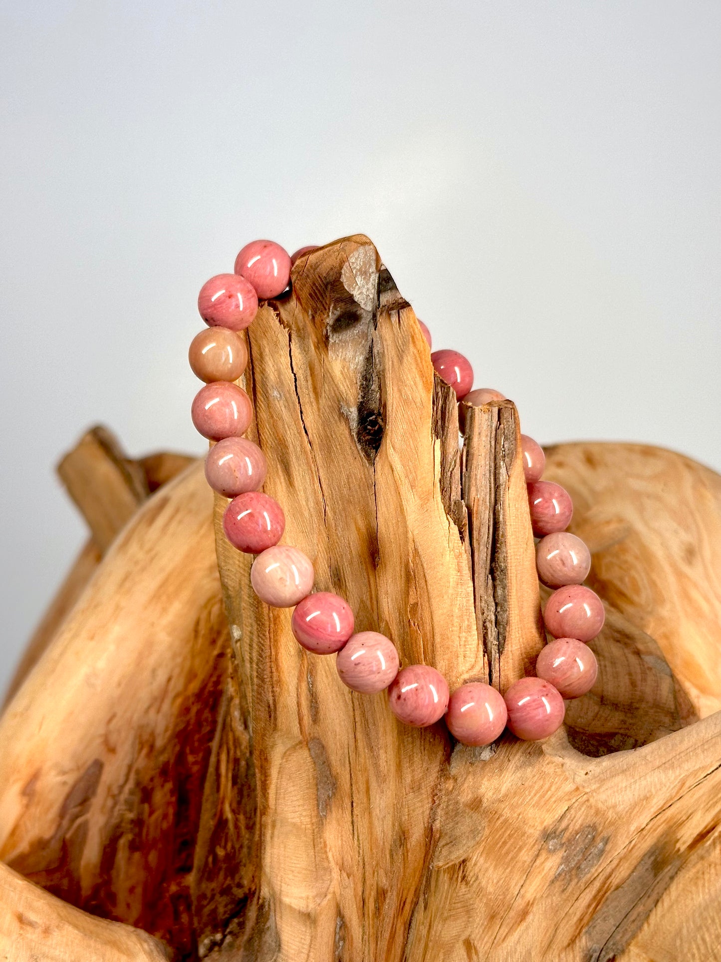 Bracelet boule 8mm Rhodonite Australie A