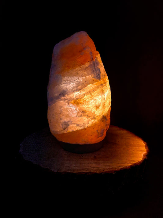 Lampe de sel Himalaya Brute -Purification Naturelle Authentique