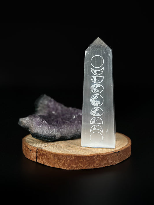 Obélisque avec phases lunaire 150mm A+