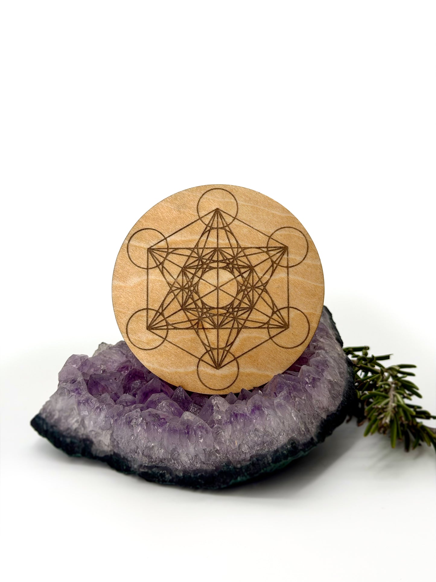 Bois avec symbole sacré 8cm