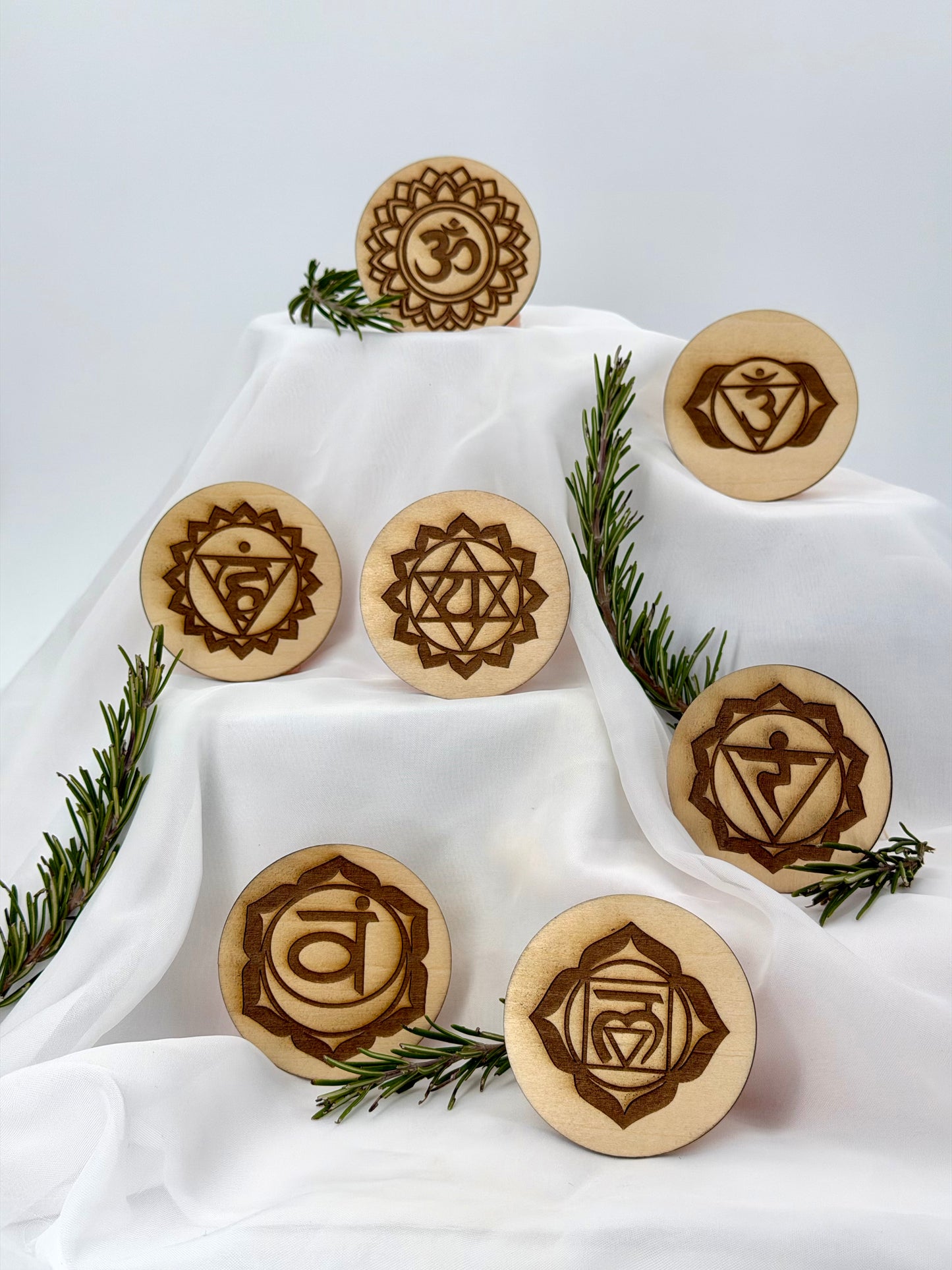 sous-verre 7 chakras